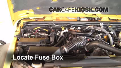 2008 Jeep Wrangler Unlimited Rubicon 3.8L V6 Fuse (Engine) Replace
